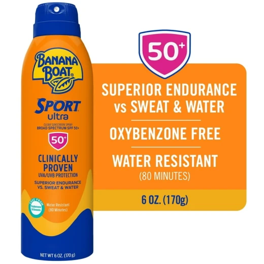Banana Boat Sport Ultra Sunscreen Spray SPF 50,(227g) - Banana Boat - Image 3