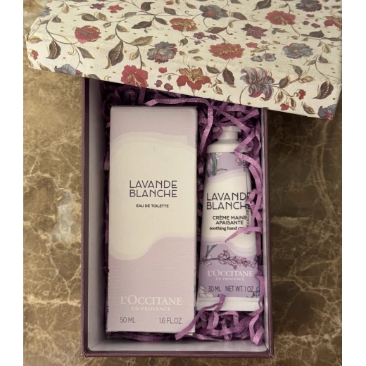 L’OCCITANE Lavande Blanche Perfume 50 ml and hand cream 30 ml Gift Set - Loccitane - Image 2