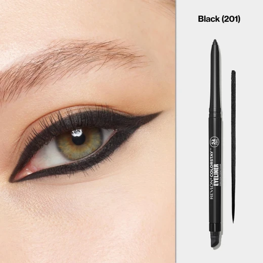 Revlon ColorStay Pencil Waterproof Eyeliner 201 Black, 0.01 oz - Revlon - Image 2