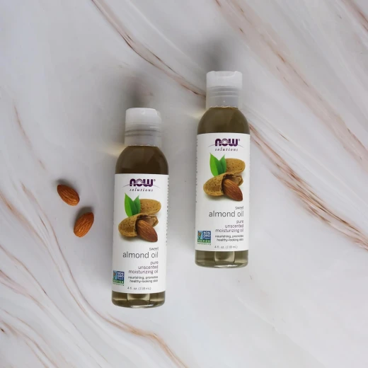 NOW Foods Solutions, Sweet Almond Oil, 100% Pure Moisturizing Oil (118 ml) - Now - Image 3