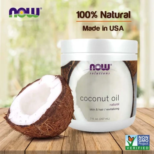 Now Solutions Coconut Oil 207ml for Skin and Hair Now Solutions Coconut Oil 207ml for Skin and Hair