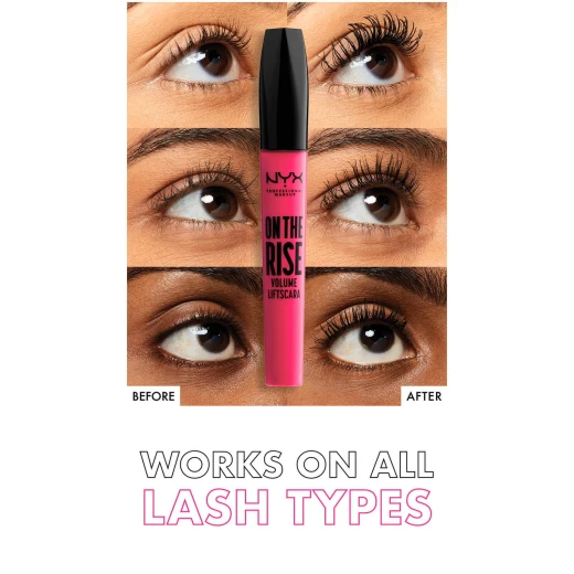 NYX Professional Makeup On the Rise Liftscara Mascara 10ml - Black - Nyx professional makeup - Image 3