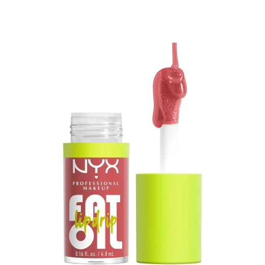 NYX Professional Makeup Fat Oil Lip Drip 12H Hydration Non-Sticky Finish Lip Gloss - Chillin' Like a Villain 4.8 ML NYX Professional Makeup Fat Oil Lip Drip 12H Hydration Non-Sticky Finish Lip Gloss - Chillin' Like a Villain 4.8 ML