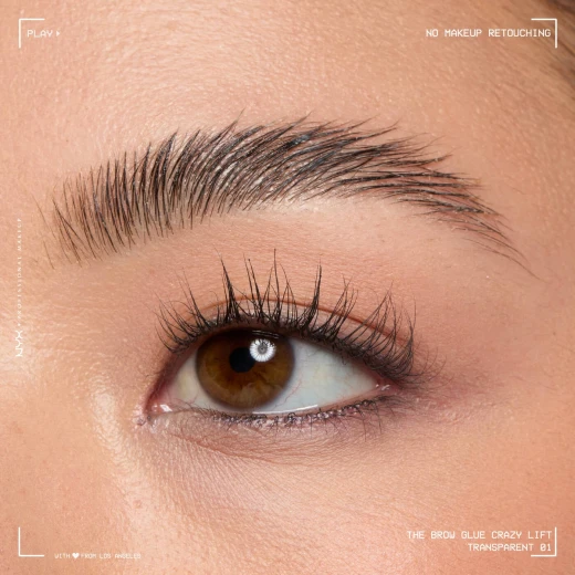 NYX The Brow Glue Crazy Lift Brow Lamination Gel- Transparent - 7 mL - Nyx professional makeup - Image 3
