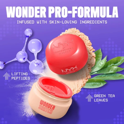 NYX Professional Makeup Wonder Snatch Powder, Lifting Loose Powder shade Banana Brat (6)g - Nyx professional makeup - Image 2