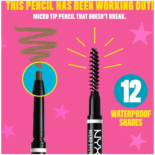 NYX Professional Makeup Micro Brow Pencil - Shade Auburn 0.09 g - Nyx professional makeup - Image 2