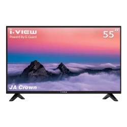 تلفزيون آي فيو 55 بوصة LED ذكي 4K UHD يعمل بنظام أندرويد، 3 منافذ HDMI، 2 منفذ USB