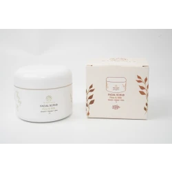 Glamura Rice & Milk Facial Scrub –Smooth , Hydrate , Glow -120g