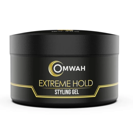 Omwah Professional Hair Styling Gel Extreme Hold, Zero Residue Formula, Lightweight Feel, Anti-Frizz Control for All Hair Types - Omwah - Image 2