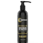 OMWAH Clear Shaving Gel 16.9oz with Vitamin E – Sensitive Skin Formula, Smooth Glide, Razor Burn Protection, Barber & Home Use - Omwah