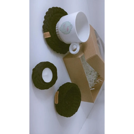 ​طقم كروشيه (3 قطع) للإهداء - هدى ميد - Image 5