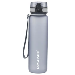 UZSPACE Plastic Water Bottle 500 ml Grey, One Piece