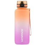 UZSPACE Sports Plastic Water Bottle 1500 ml Orange and Pink, One Piece - Uzspace