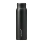 UZSPACE Stainless Steel Thermal Water Bottle 500 ml with Leak-Proof Lid in Cloudy Black color - Uzspace