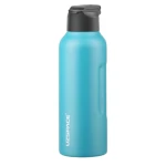 UZSPACE Stainless Steel Thermal Water Bottle with Leak-Proof Lid  with a 550 ml in Cyan color - Uzspace