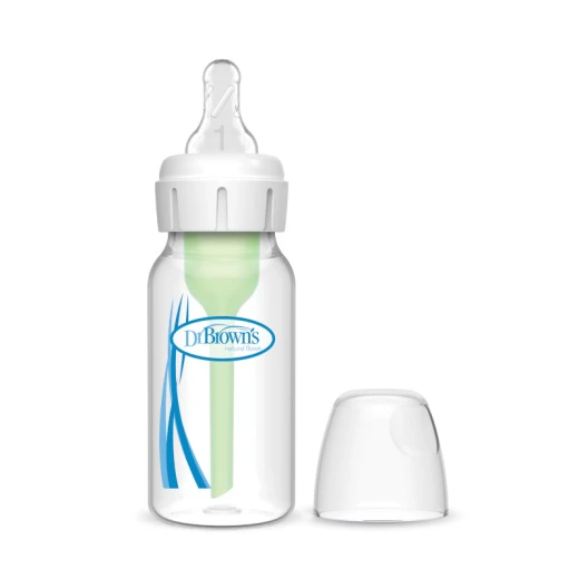 Dr. Brown's Plastic Narrow-Neck Options+ Bottle, 4 oz/120 ml, 1-pack - Dr. Brown's - Image 2