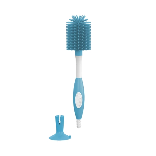 Dr. Brown’s Soft Touch Silicone Bottle Brush - Blue - Dr. Brown's - Image 4