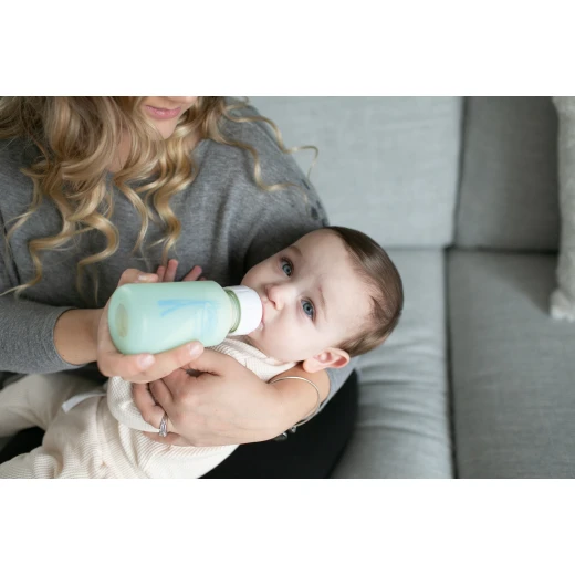 غطاء سيليكون للرضاعات  الزجاج ذات العنق الضيق، سعة 4 أونصة / 120 مل ، لون نعناع ، عبوة واحدة من دكتور براونز - دكتور براونز - Image 4