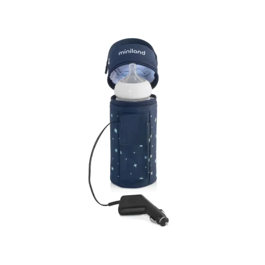 Miniland Car travel baby bottles and food warmer , insulated and impermeable - Denim Miniland Car travel baby bottles and food warmer , insulated and impermeable - Denim