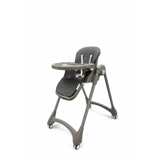 Burbay Adjustable High Chair for Babies & Toddlers – Reclining Backrest & Rolling Wheels Burbay Adjustable High Chair for Babies & Toddlers – Reclining Backrest & Rolling Wheels