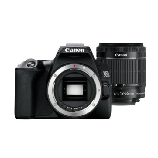 Canon EOS 250D DSLR Camera Black with EF-S 18-55mm Lens Canon EOS 250D DSLR Camera Black with EF-S 18-55mm Lens