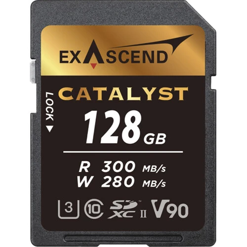 Exascend 128GB Catalyst UHS-II SDXC Memory Card, V90