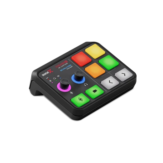 بطاقة التقاط فيديو احترافية Rode Streamer X للبث والتسجيل، تدعم HDMI بدقة 4K مع تمرير مباشر بدون تأخير، تسجيل وبث عالي الجودة من الكاميرا أو الكمبيوتر أو الكونسول، صوت وصورة احترافية للمبدعين