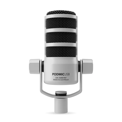 Rode Dynamic Broadcast Microphone white (XLR & USB) Rode Dynamic Broadcast Microphone white (XLR & USB)
