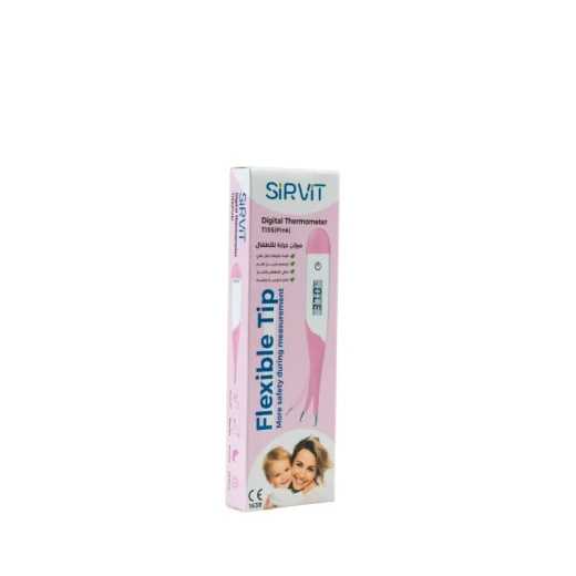مقياس الحرارة الرقمي ذو الطرف المرن من SIRVIT - قياس درجة الحرارة دقيق ومريح لجميع الأعمار