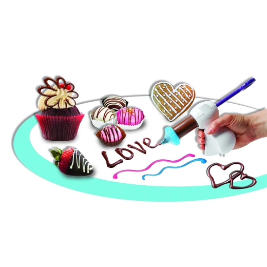 Chocolate decorating tools for kids – a creative set recommended for ages 6 and up Safe and easy-to-use tools for decorating sweets and making unique chocolate shapes at home - Creative's - Image 3
