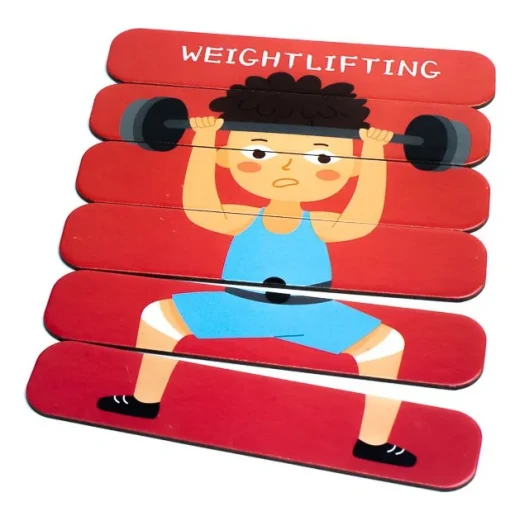 Stick Puzzles – Sports edition, an engaging and educational game for children that helps develop fine motor skills, enhances logical thinking, and encourages creativity in a fun and interactive way - Creative's - Image 4