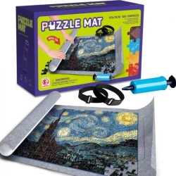 Puzzle Roll Up Mat Set, 105×70 cm, suitable for puzzles of 500 to 1500 pieces. A practical design to store and preserve puzzle pieces easily, keeping them organized and allowing easy transport during play