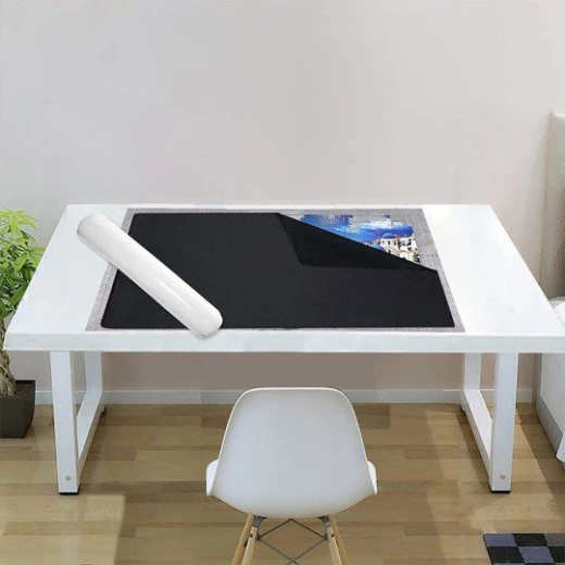 Puzzle Roll Up Mat Set, 105×70 cm, suitable for puzzles of 500 to 1500 pieces. A practical design to store and preserve puzzle pieces easily, keeping them organized and allowing easy transport during play - Creative's - Image 3