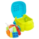 A turtle toy with building blocks, an educational toy designed for young children, specifically from 6 months to 3 years old. - Creative's