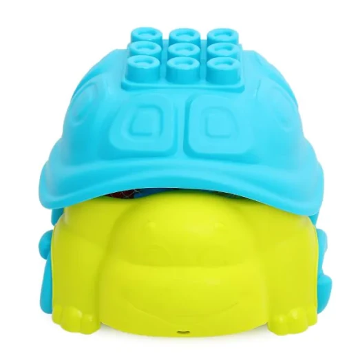 A turtle toy with building blocks, an educational toy designed for young children, specifically from 6 months to 3 years old. - Creative's - Image 3