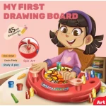 Art Graffiti Drawing Board for Kids – Creative Doodle and Sketch Pad, 30 x 40 x 7.5 cm, Fun Educational Art Toy for Drawing, Writing and Coloring, Enhances Creativity and Fine Motor Skills - Creative's