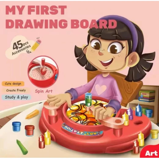 Art Graffiti Drawing Board for Kids – Creative Doodle and Sketch Pad, 30 x 40 x 7.5 cm, Fun Educational Art Toy for Drawing, Writing and Coloring, Enhances Creativity and Fine Motor Skills Art Graffiti Drawing Board for Kids – Creative Doodle and Sketch Pad, 30 x 40 x 7.5 cm, Fun Educational Art Toy for Drawing, Writing and Coloring, Enhances Creativity and Fine Motor Skills