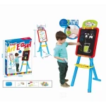 لوح رسم وتعليم للأطفال 3 في 1 (Funny Art Easel)، وهو مصمم لتوفير تجربة تعليمية وإبداعية متكاملة للأطفال من سن 3 سنوات فما فوق. متوفر في لون الازرق والزهر