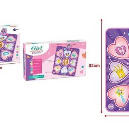 سجاده الرقص الموسيقي للفتيات (Cartoon Girl Music Dancing Blanket)، وهو عبارة عن لعبة تفاعلية مصممة لتشجيع الأطفال على الحركة والمرح - كرييتيفز - Image 3