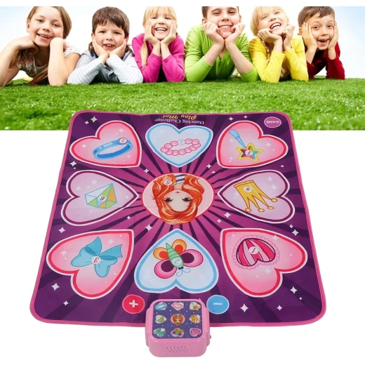 سجاده الرقص الموسيقي للفتيات (Cartoon Girl Music Dancing Blanket)، وهو عبارة عن لعبة تفاعلية مصممة لتشجيع الأطفال على الحركة والمرح - كرييتيفز - Image 7