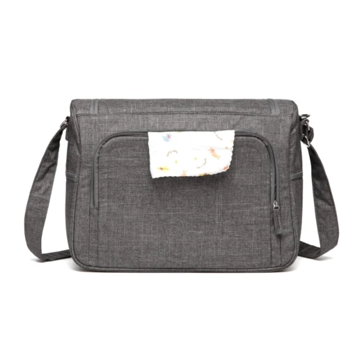 COLORLAND Diaper Bag Messenger Hobos Multifunction Waterproof Maternity Bag  gray - Colorland - Image 8