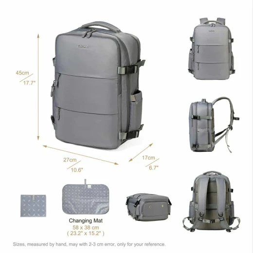colorland smart all-in one diaper backpack gray - Colorland - Image 6