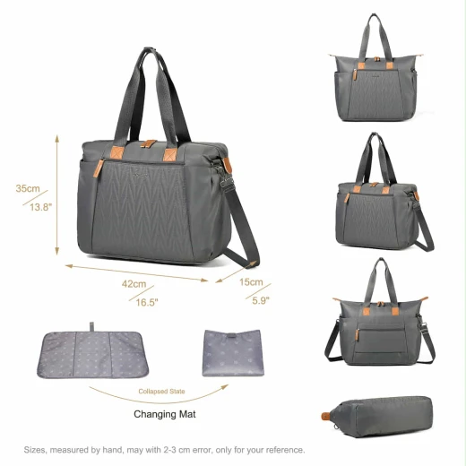 colorland Kenzie pack and go baby travel diaper bag - Colorland - Image 3