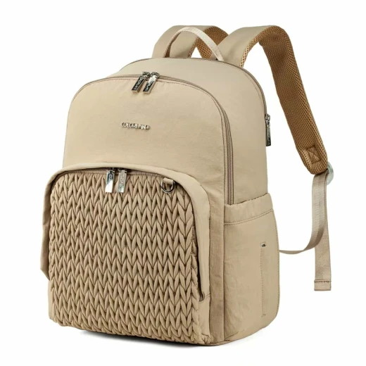 Colorland Nanny Quilted Diaper Backpack – Hands-Free Comfort & Style for Modern Parents beige Colorland Nanny Quilted Diaper Backpack – Hands-Free Comfort & Style for Modern Parents beige