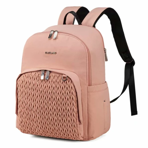 Colorland Nanny Quilted Diaper Backpack – Hands-Free Comfort & Style for Modern Parents pink Colorland Nanny Quilted Diaper Backpack – Hands-Free Comfort & Style for Modern Parents pink