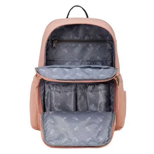 Colorland Nanny Quilted Diaper Backpack – Hands-Free Comfort & Style for Modern Parents  pink - Colorland - Image 6