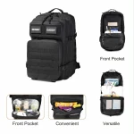 Colorland Tactical Military Style Diaper Backpack for Kids on the Go black - Colorland
