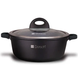 Dorsch Proglider Non Stick Casserole Pot 40cm 19L with Proglider Ceramic Coating, Even Heat Distribution, and Durable Construction for Delicious Meals