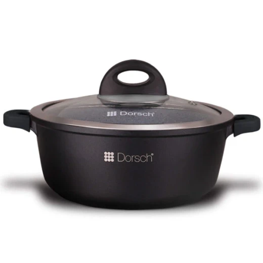 Dorsch Proglider Non Stick Casserole Pot 40cm 19L with Proglider Ceramic Coating, Even Heat Distribution, and Durable Construction for Delicious Meals Dorsch Proglider Non Stick Casserole Pot 40cm 19L with Proglider Ceramic Coating, Even Heat Distribution, and Durable Construction for Delicious Meals