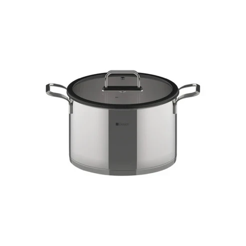Dorsch Pro 18/10 Stainless Steel Soup Pot – 26cm Diameter, 8.75L Capacity – Dimensions 26x16.5cm – Hygienic and stylish design, durable and practical with even heat distribution, ideal for everyday cooking and at an affordable price - Dorsch cookware
